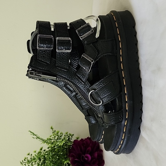 Dr Martens Women's Olson Zipped Leather Sandals 7 - Picture 4 of 12